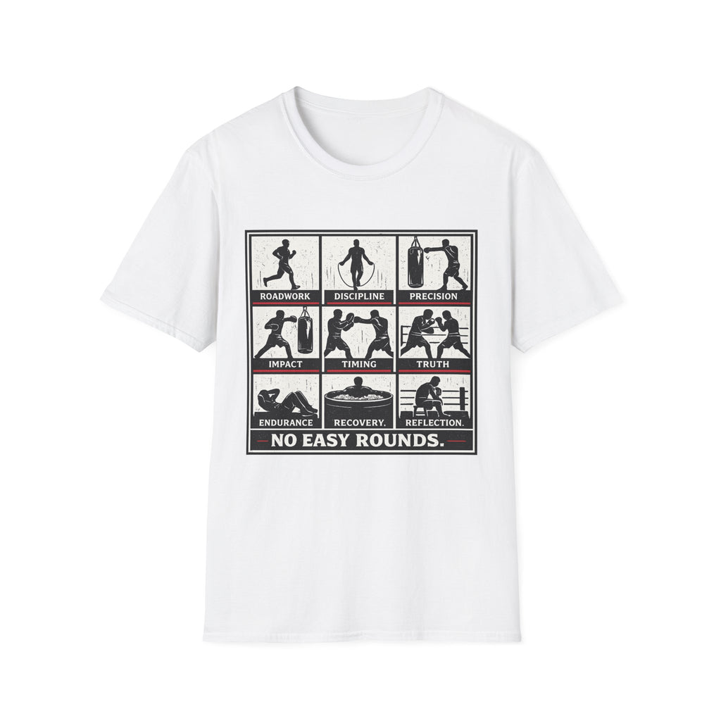 no easy rounds t-shirt