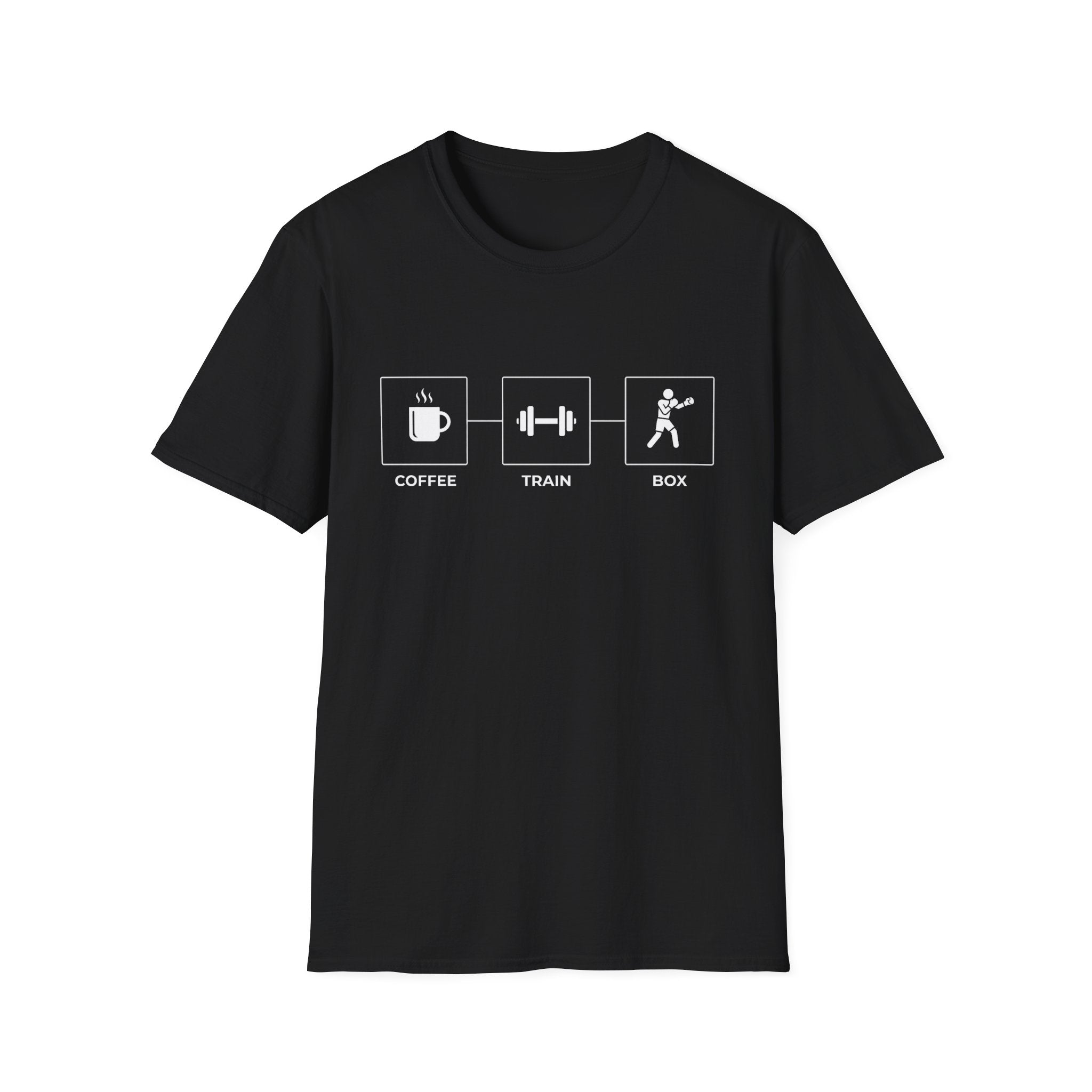 Coffe+train+boxing T-shirt