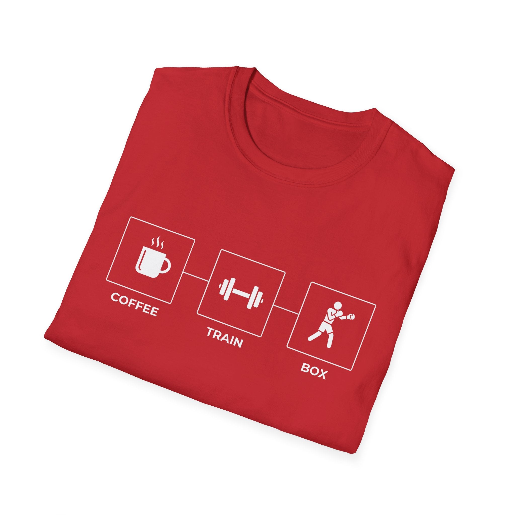 Coffe+train+boxing T-shirt