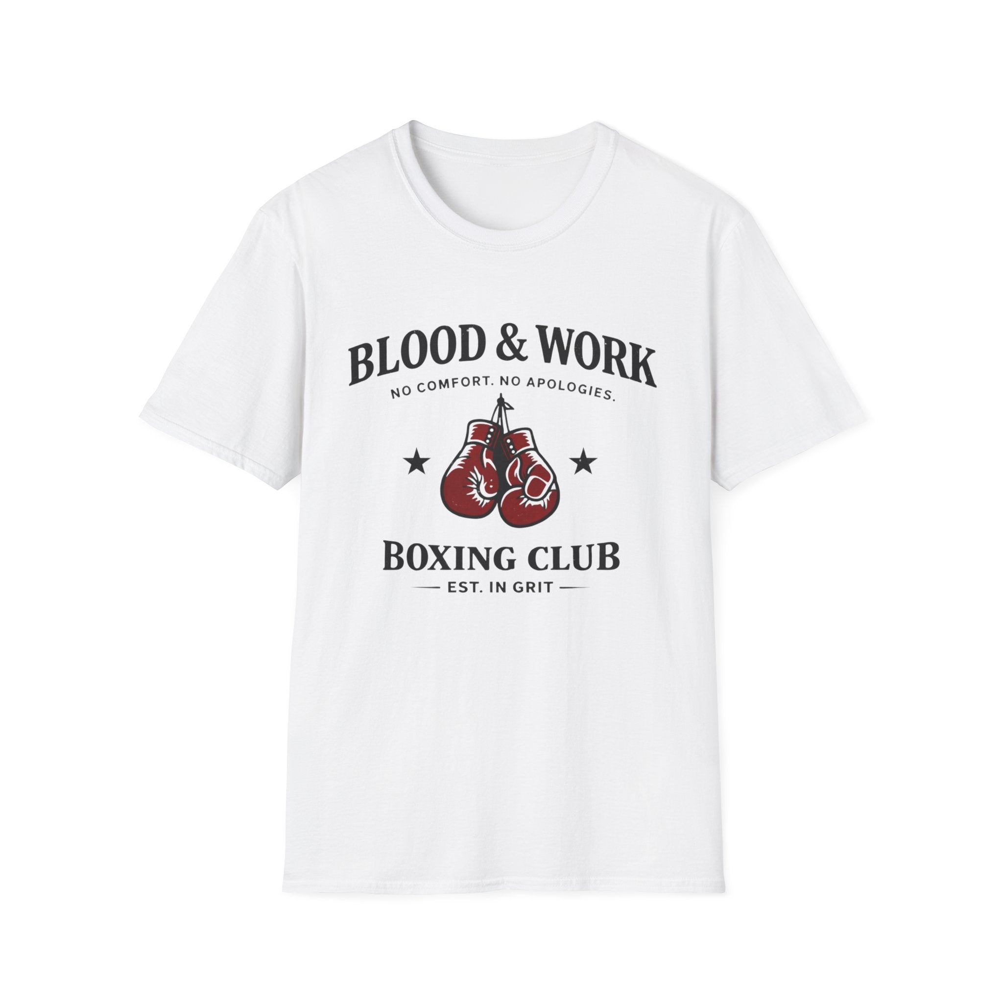 Boxing Club T-Shirt — "Blood & Work"