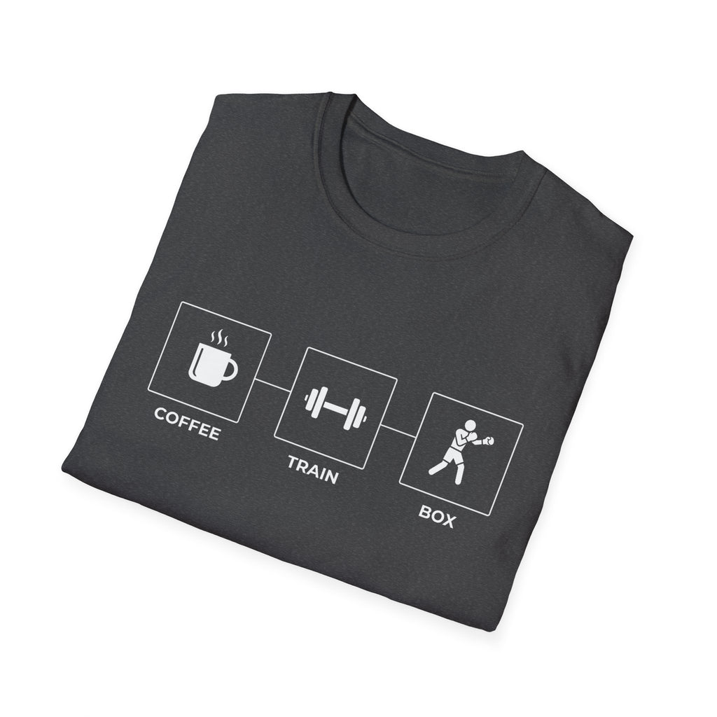 Coffe+train+boxing T-shirt