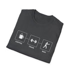 Coffe+train+boxing T-shirt