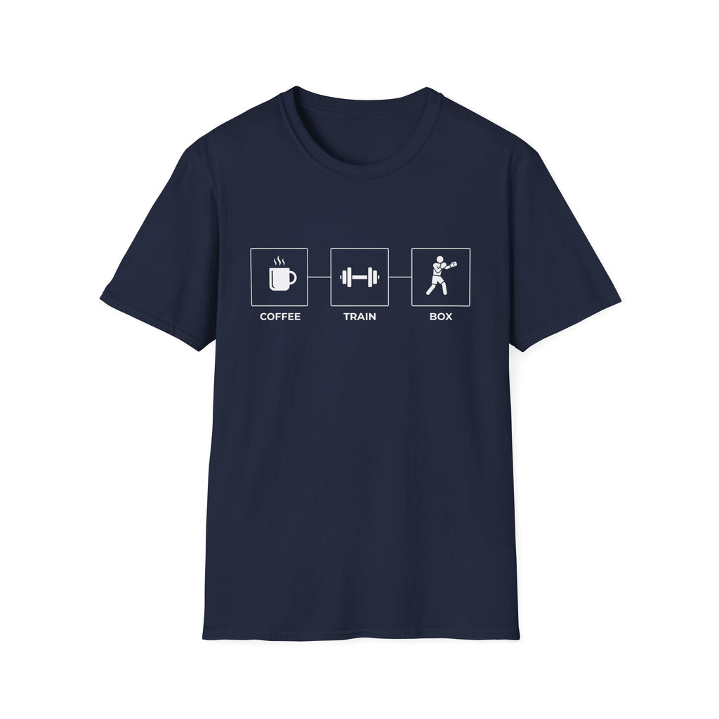 Coffe+train+boxing T-shirt