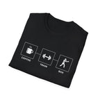 Coffe+train+boxing T-shirt