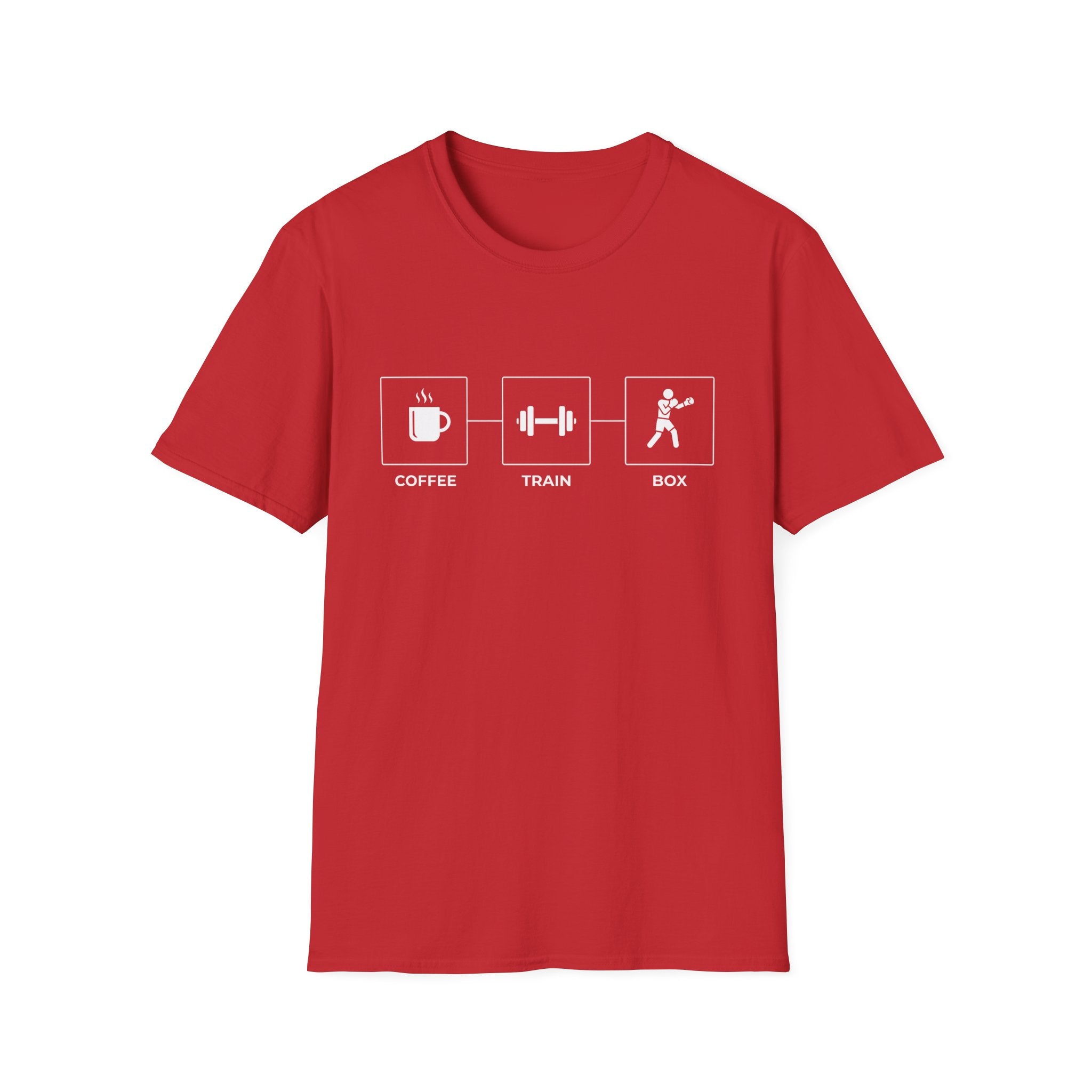Coffe+train+boxing T-shirt