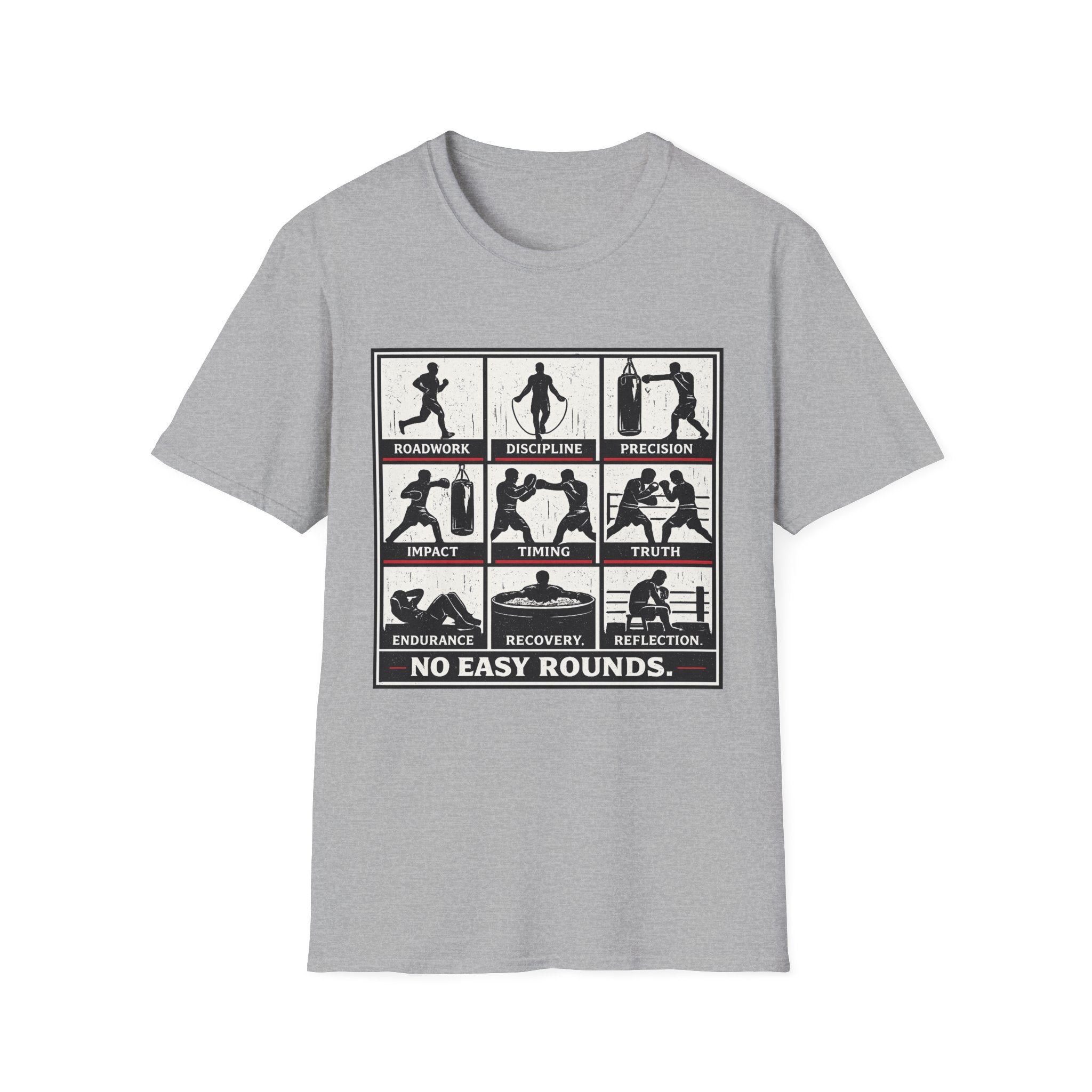 no easy rounds t-shirt