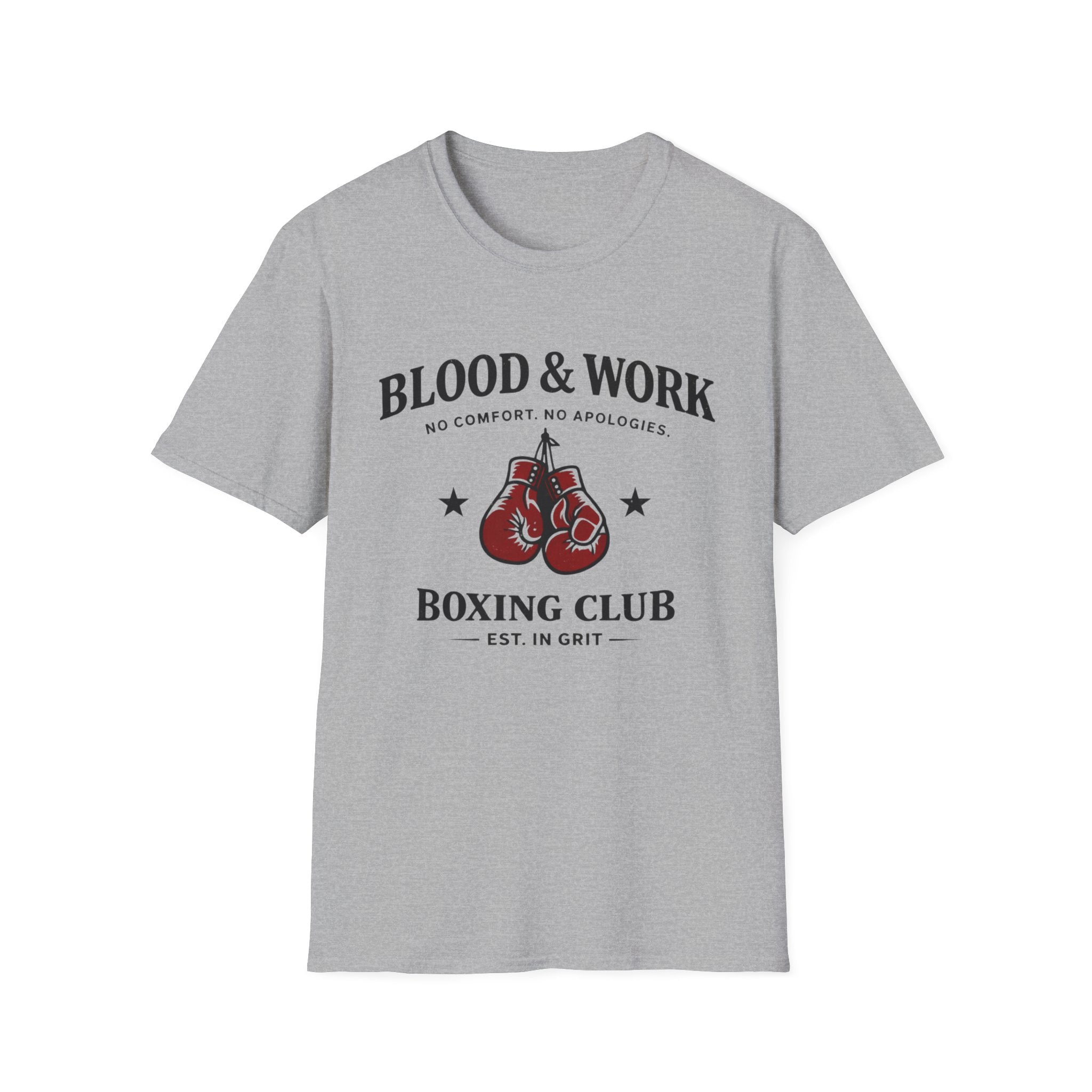 Boxing Club T-Shirt — "Blood & Work"