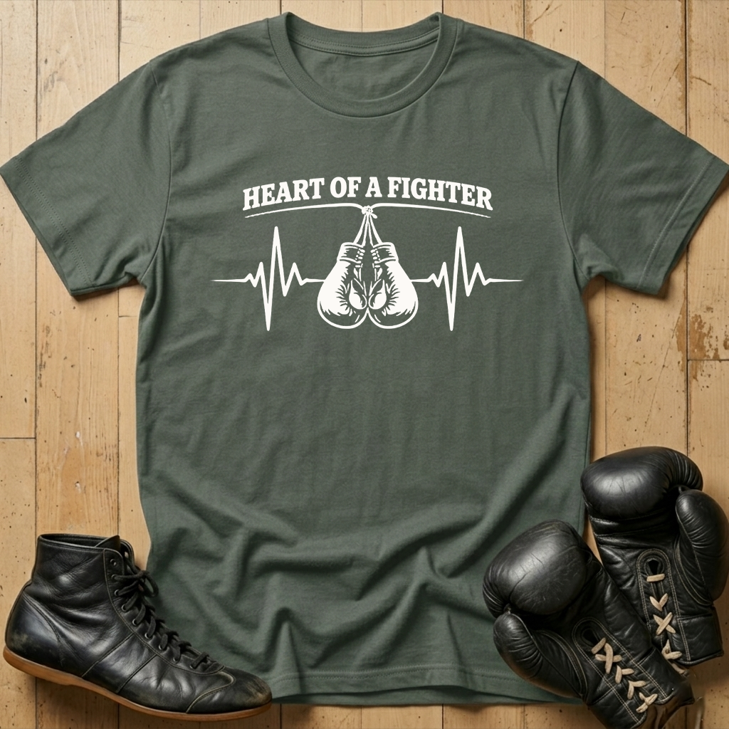 heart of fighter T-shirt