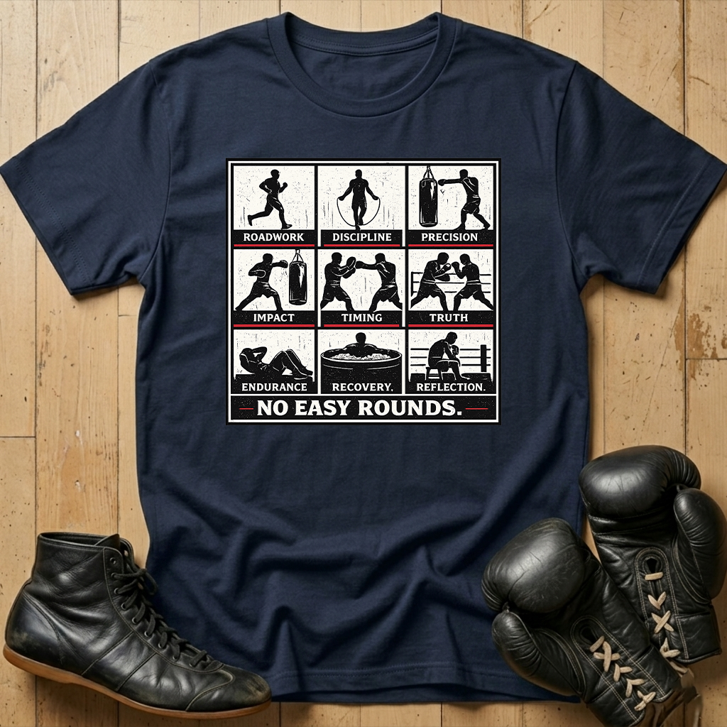 No easy rounds t-shirt