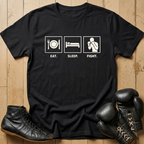 eat/sleep/fight T-shirt