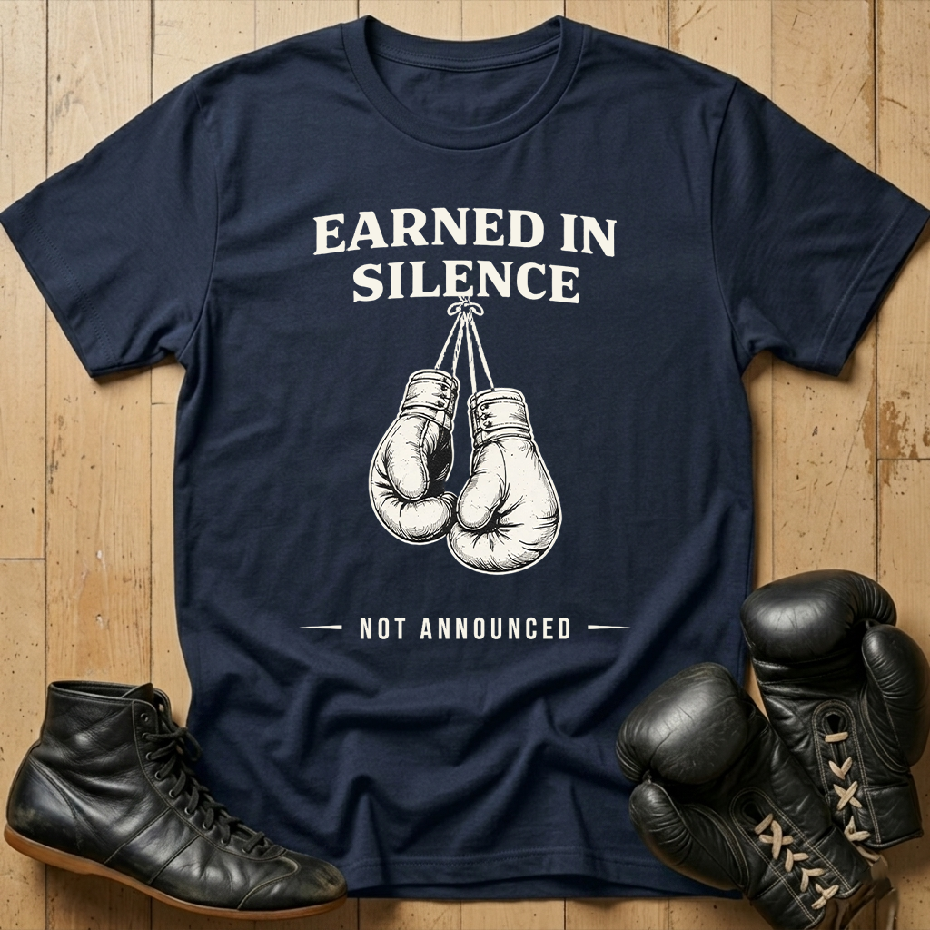 Earned in silence T-shirt