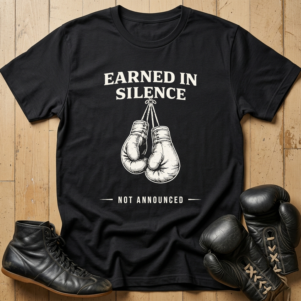 Earned in silence T-shirt