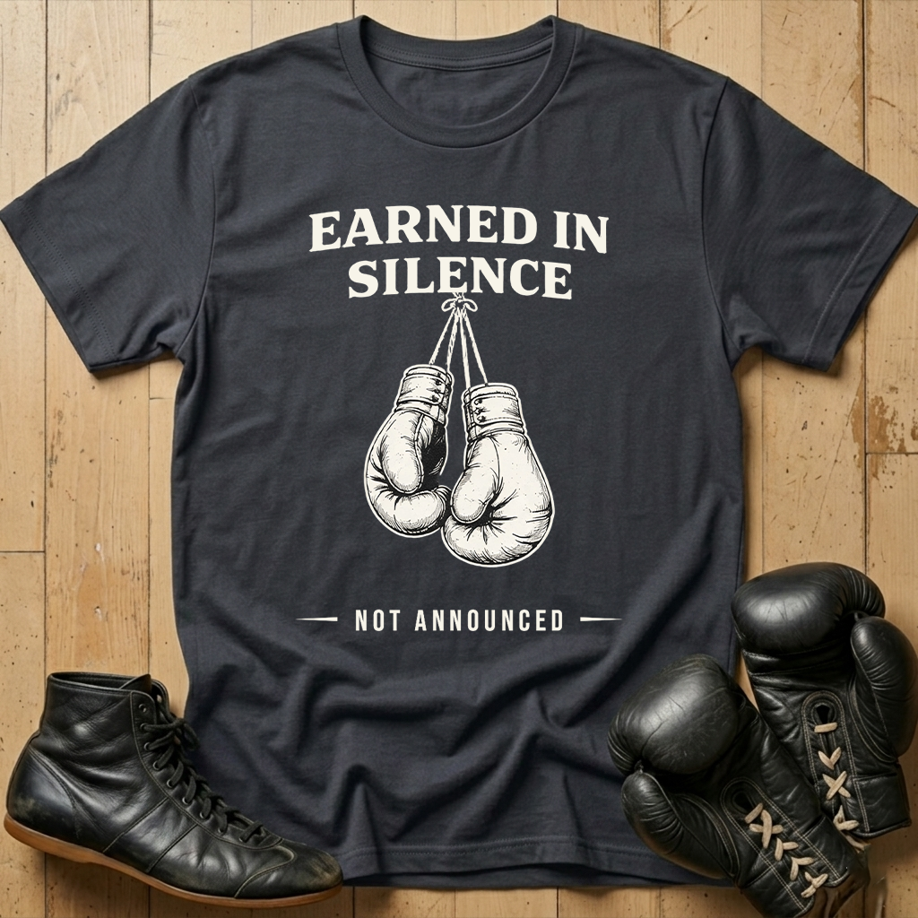Earned in silence T-shirt