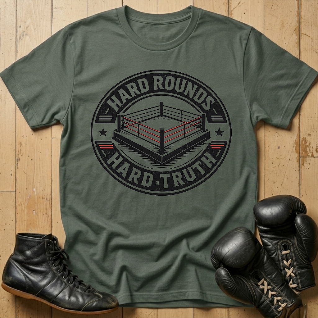 Hard rounds hard truth T-shirt