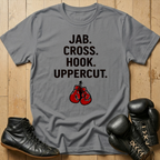 JAB CROSS HOOK UPPERCUT  T-shirt