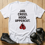 JAB CROSS HOOK UPPERCUT  T-shirt