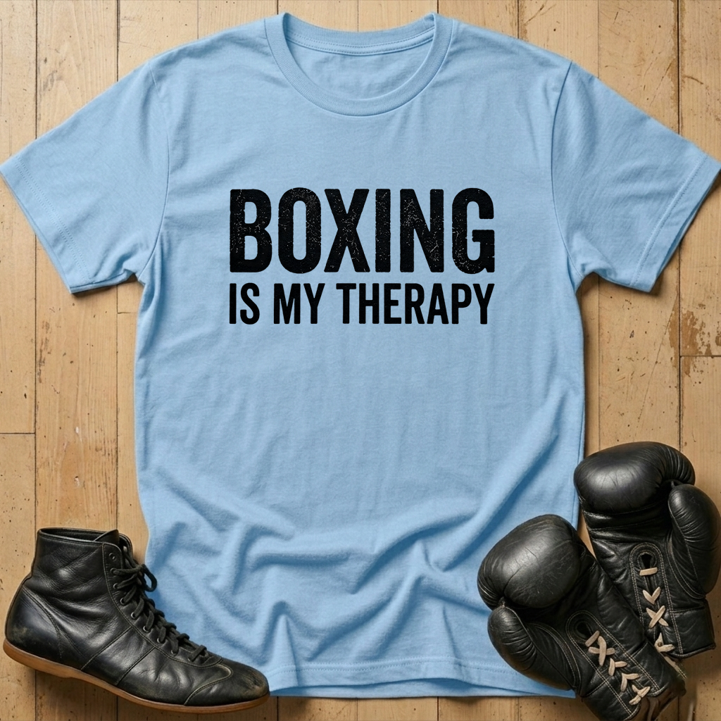 Boxing is my therapy T-shirt