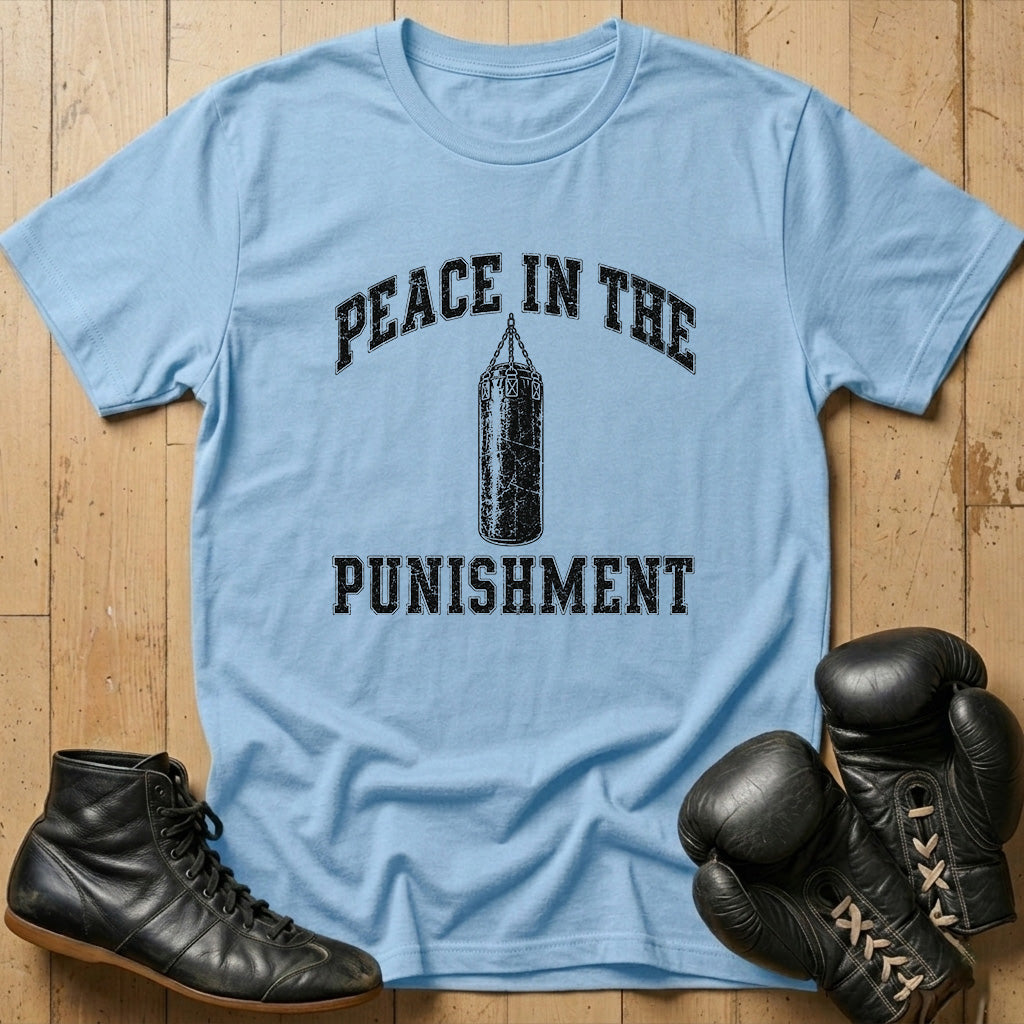 heavy bag peace T-shirt