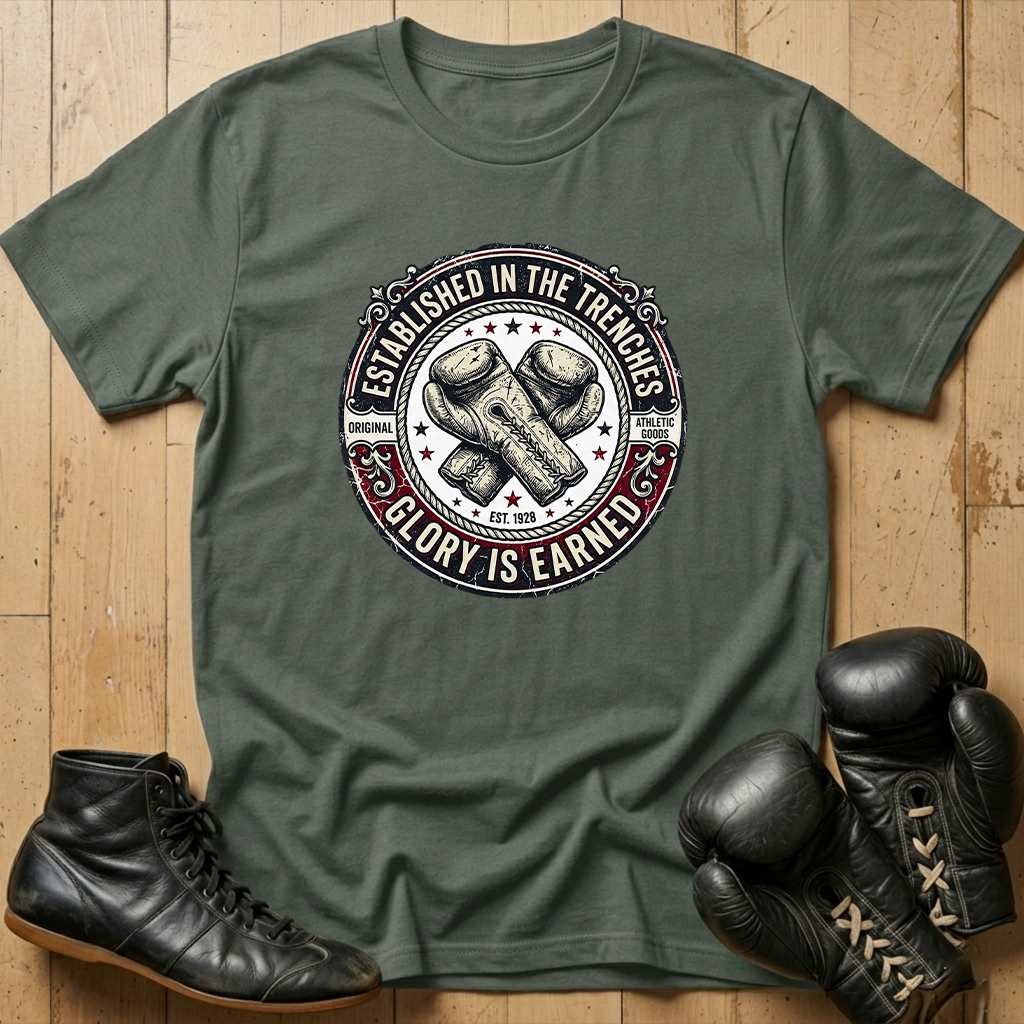 ESTABLISHED IN THE TENCHES   T-shirt