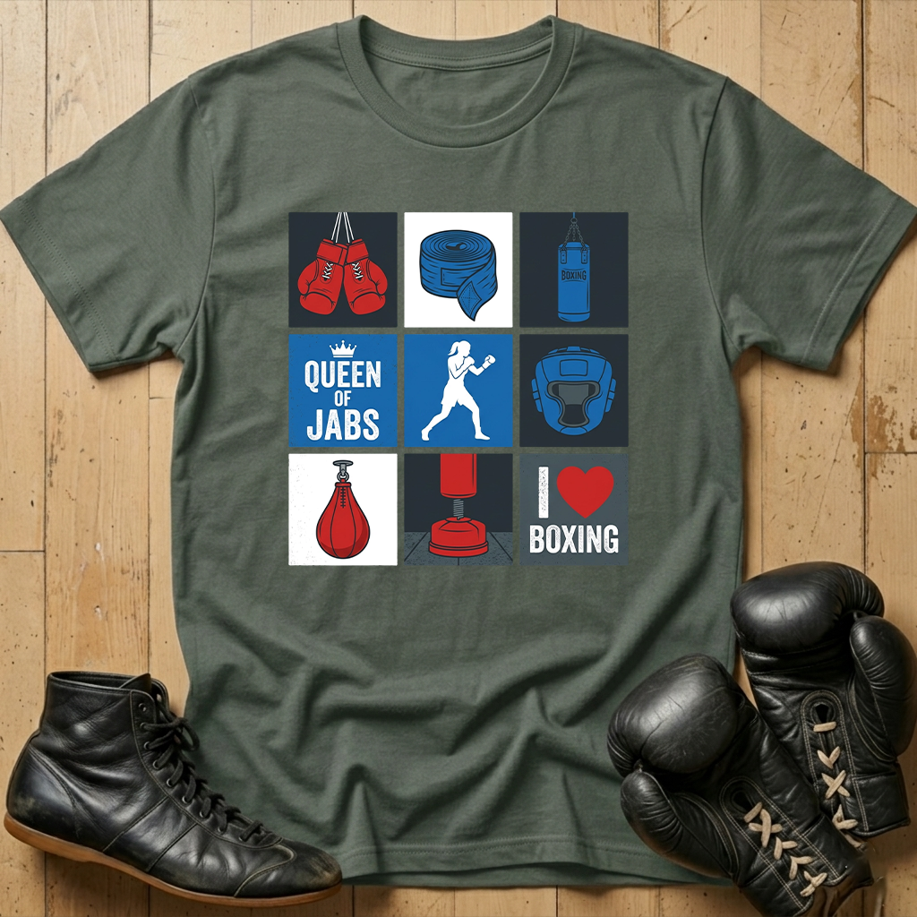 Boxing square T-shirt