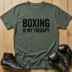 Boxing is my therapy T-shirt