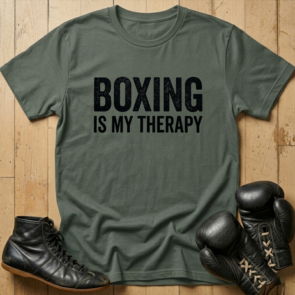 Boxing is my therapy T-shirt