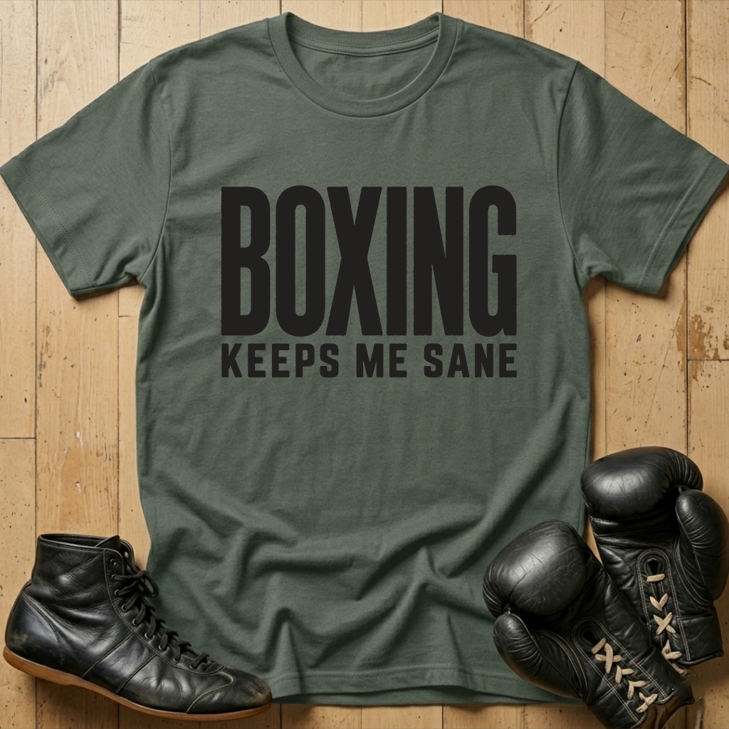 Keeps Me Sane Boxing T-shirt