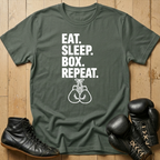 Eat sleep box repeat T-shirt