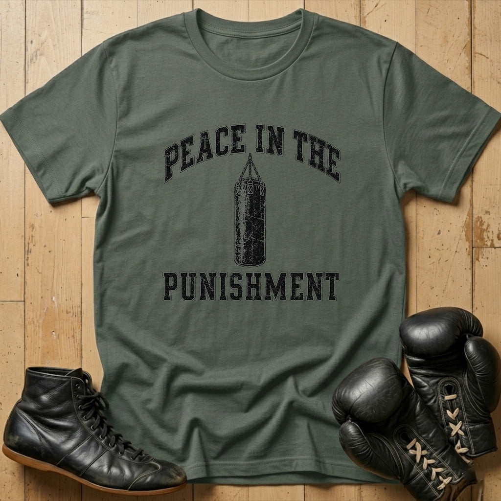 heavy bag peace T-shirt