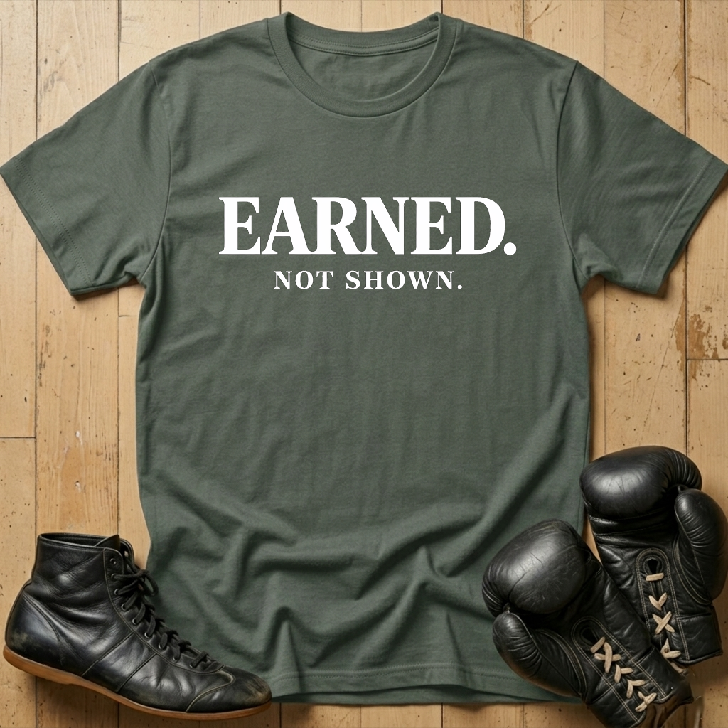 Earned not shownT-shirt