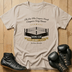 the one who conguers self conguers every round T-shirt