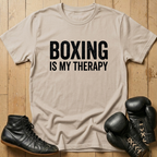 Boxing is my therapy T-shirt