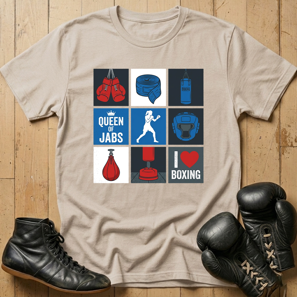 Boxing square T-shirt