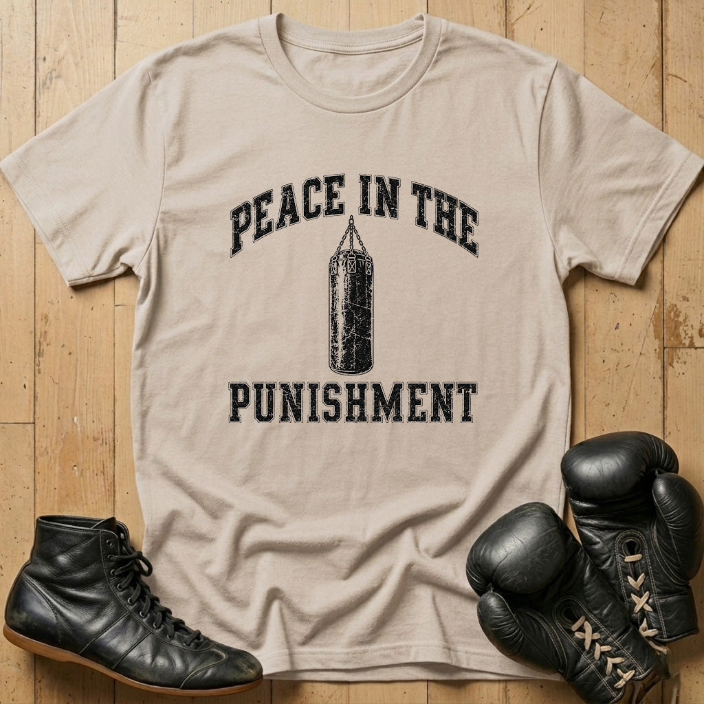 heavy bag peace T-shirt