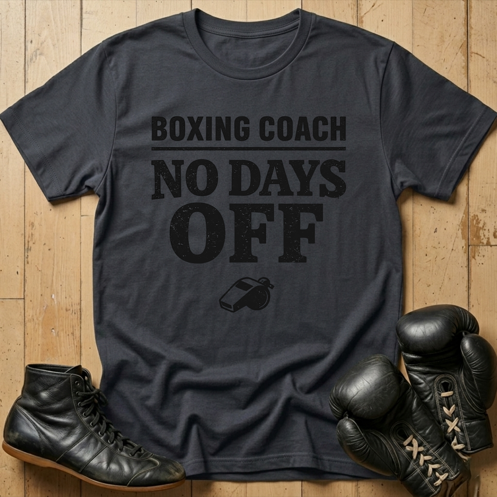 Boxing coach no days offT-shirt
