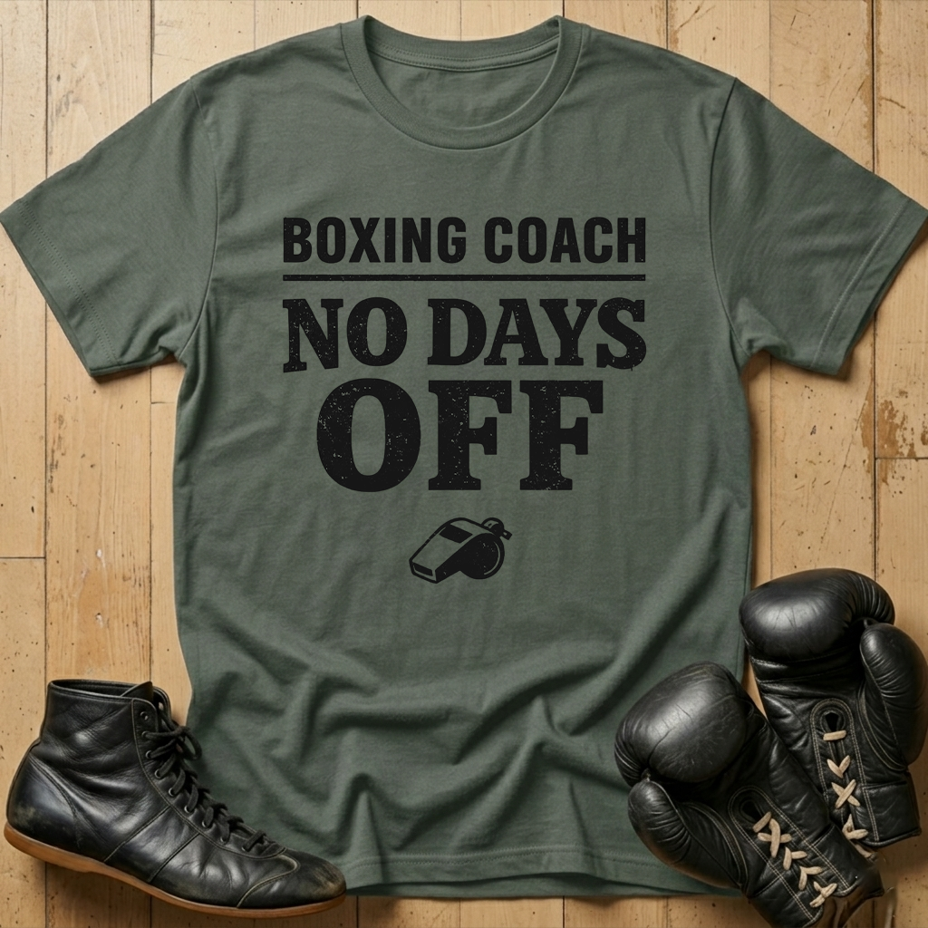 Boxing coach no days offT-shirt