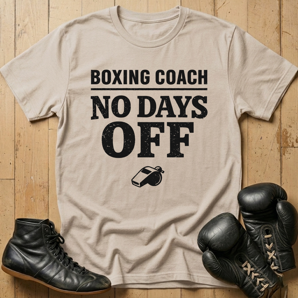 Boxing coach no days offT-shirt