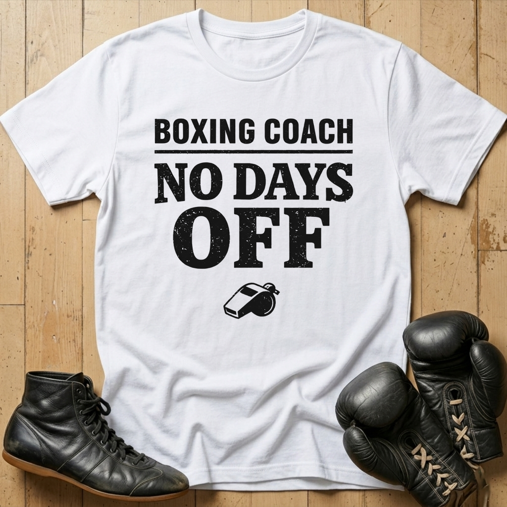 Boxing coach no days offT-shirt