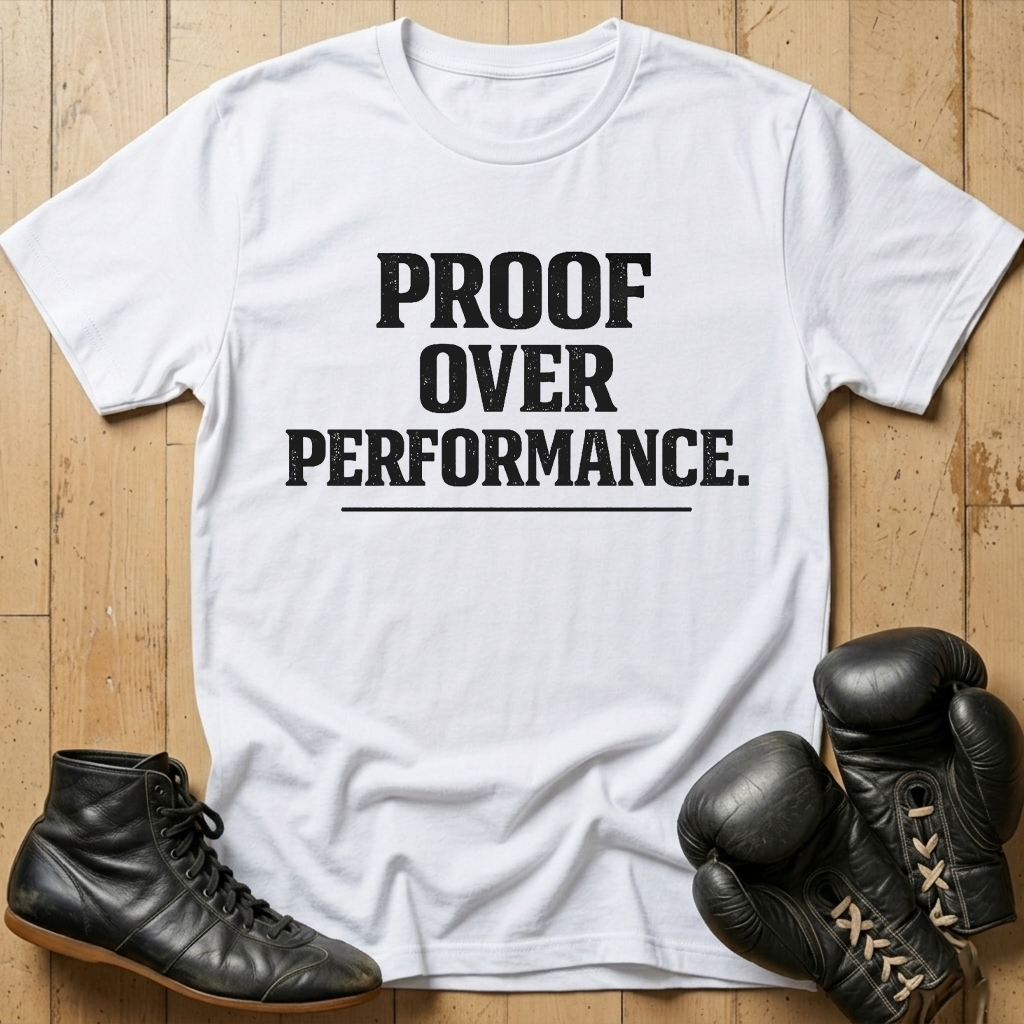 Proof over performance T-shirt