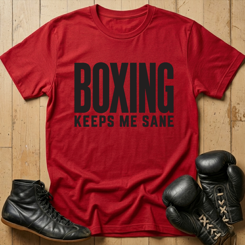 Keeps Me Sane Boxing T-shirt