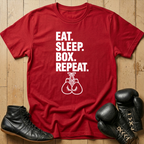 Eat sleep box repeat T-shirt