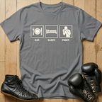eat/sleep/fight T-shirt