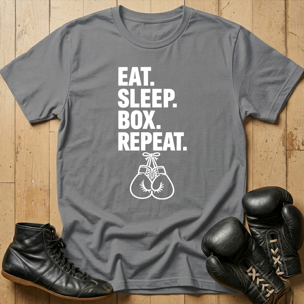 Eat sleep box repeat T-shirt