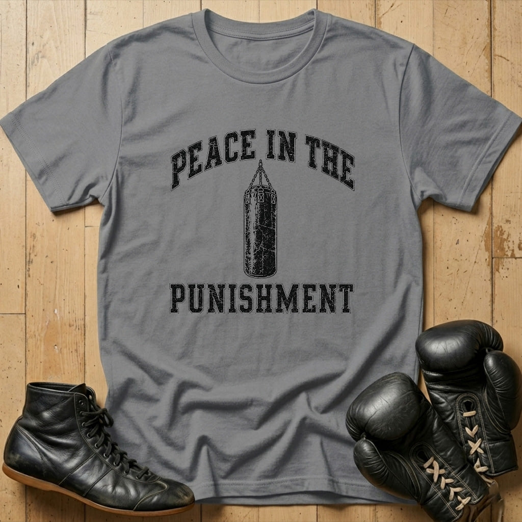 heavy bag peace T-shirt