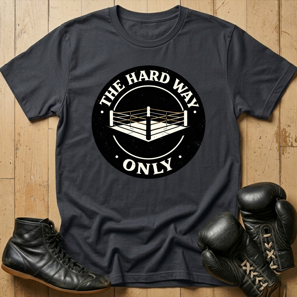 THE HARD WAY ONLY  T-shirt