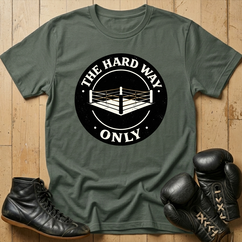 THE HARD WAY ONLY  T-shirt