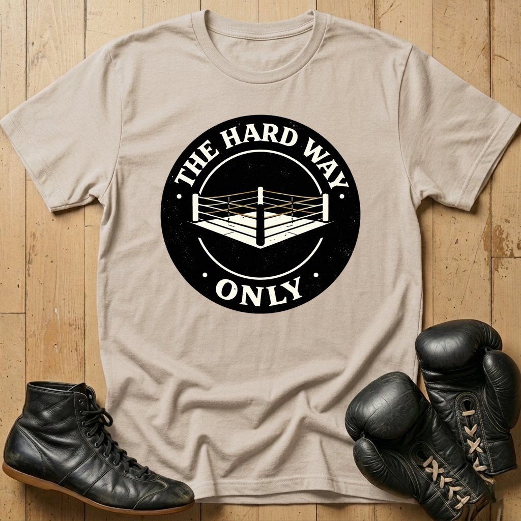 THE HARD WAY ONLY  T-shirt