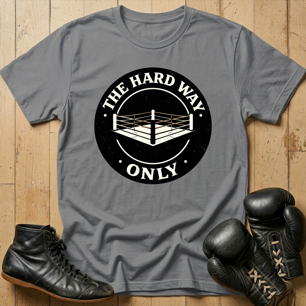 THE HARD WAY ONLY  T-shirt
