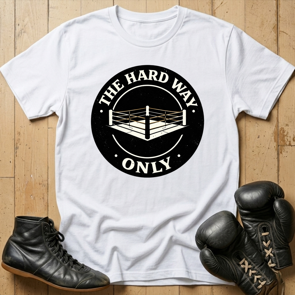THE HARD WAY ONLY  T-shirt