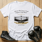 the one who conguers self conguers every round T-shirt